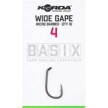 KORDA - Háčky Basix Wide Gape vel. 4 10 ks