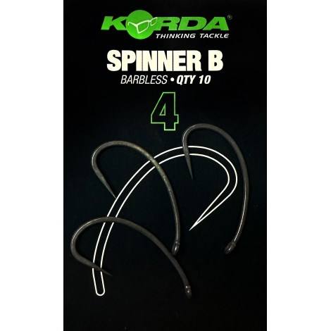 KORDA - Háčky bez protihrotu Spinner B vel. 4