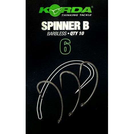 KORDA - Háčky bez protihrotu Spinner B vel. 6