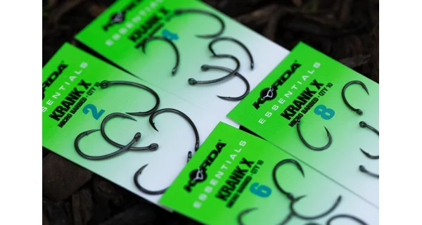 KORDA - Háčky Essentials Krank X Barbed vel. 2 10 ks