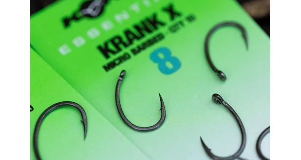KORDA - Háčky Essentials Krank X Barbed vel. 4 10 ks