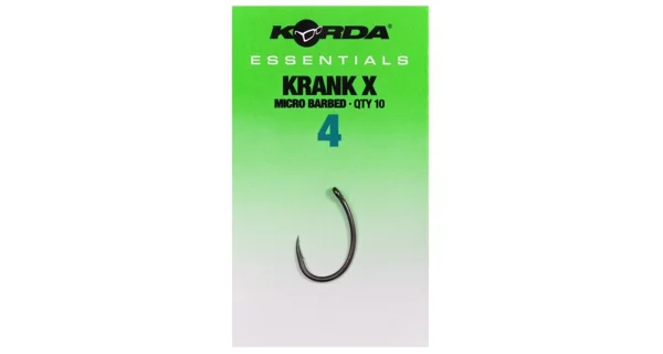 KORDA - Háčky Essentials Krank X Barbed vel. 6 10 ks