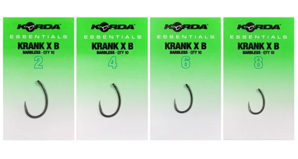 KORDA - Háčky Essentials Krank X Barbless vel. 2 10 ks