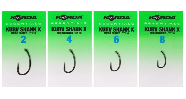 KORDA - Háčky Essentials Kurv X Barbed vel. 2 10 ks