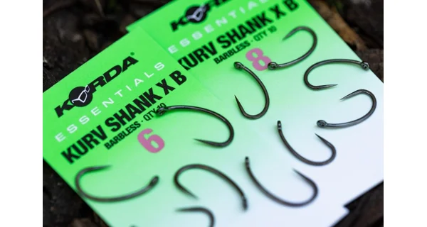 KORDA - Háčky Essentials Kurv X Barbless vel. 6 10 ks