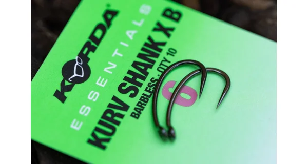KORDA - Háčky Essentials Kurv X Barbless vel. 8 10 ks