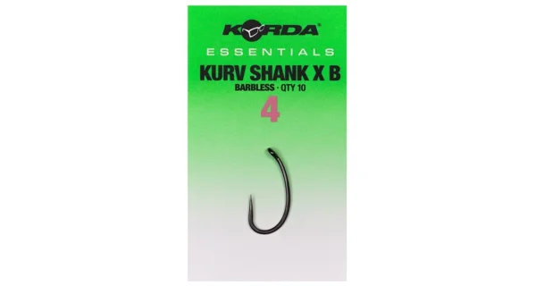 KORDA - Háčky Essentials Kurv X Barbless vel. 8 10 ks