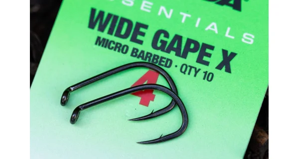 KORDA - Háčky Essentials Wide Gape X Barbed vel. 6 10 ks
