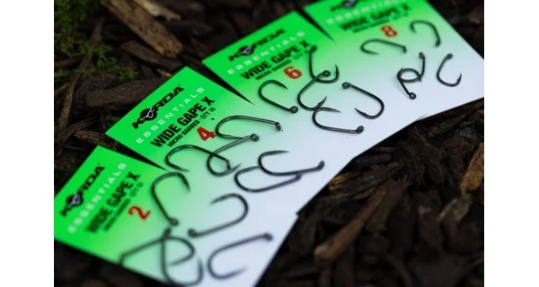 KORDA - Háčky Essentials Wide Gape X Barbed vel. 8 10 ks