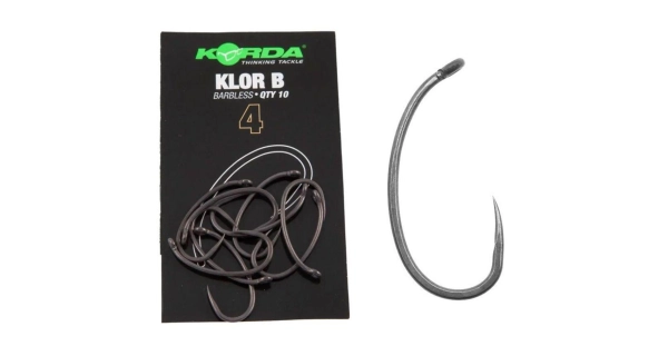 KORDA - Háčky Klor Barbless vel. 4 10 ks
