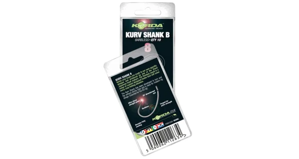 KORDA - Háčky Kurv shank B vel. 8 10 ks