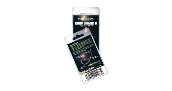 KORDA - Háčky kurv shank B Velikost 6