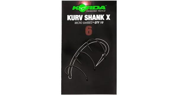 KORDA - Háčky Kurv Shank X vel. 6 10 ks