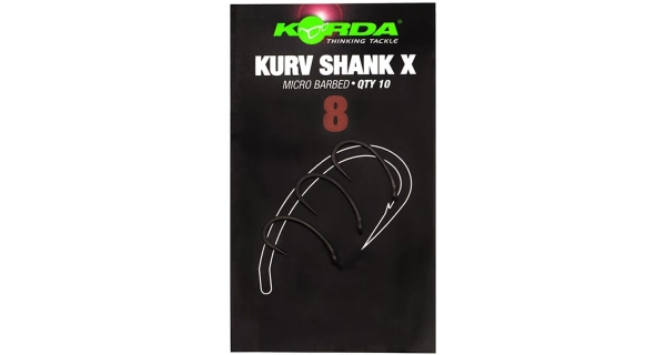 KORDA - Háčky Kurv Shank X vel. 8 10 ks