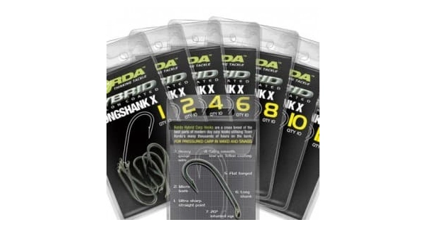 KORDA - Háčky Long Shank X vel. 6 10 ks
