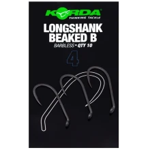 KORDA - Háčky Longshank Beaked Barbless vel. 4 10 ks