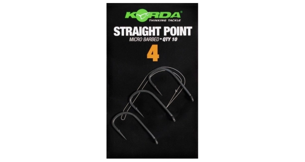 KORDA - Háčky Straight Point Barbed vel. 4 10 ks