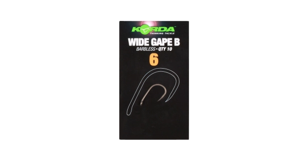 KORDA - Háčky wide gape barbless size 04