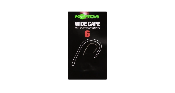 KORDA - Háčky Wide Gape Micro Barbed vel. 6