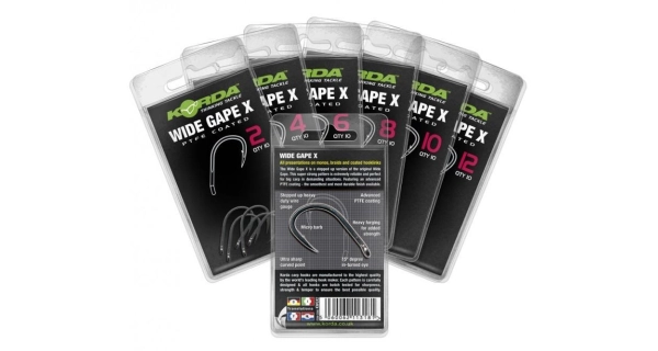KORDA - Háčky Wide Gape X Size vel. 8