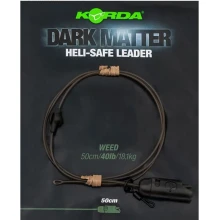 KORDA - Hotová montáž Dark Matter Leader Heli Safe Weed 40 lb 50 cm