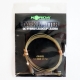 KORDA - Hotová montáž Dark Matter Leader QC Hybrid Clip Gravel 40 lb 1 m Hnědá