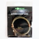 KORDA - Hotová montáž Dark Matter Leader QC Hybrid Clip Gravel 40 lb 1 m Hnědá
