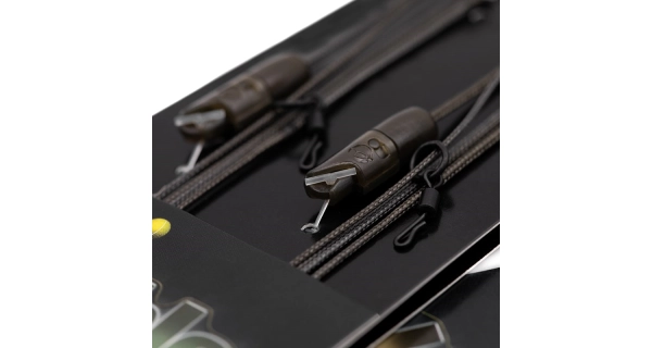 KORDA - Hotové montáže Leadcore Leader Heli Safe 1 m Weed/Silt 2 ks