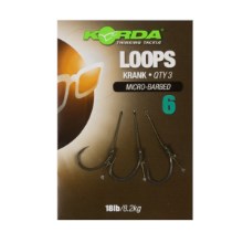 KORDA - Hotové návazce Loop Rigs Krank vel. 6 18 lb 3 ks