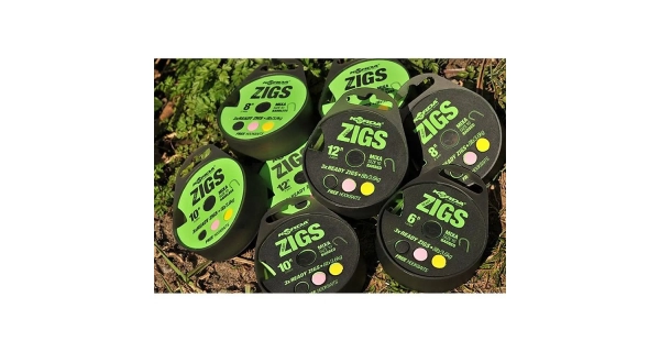 KORDA - Hotové návazce Ready Zigs 6' (180cm) vel.10 3 ks