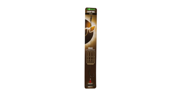 KORDA - Hotový návazec Carp Rig Wide Gape 8 Dark Matter Braid 15 lb
