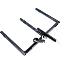 KORDA - Hrazda Singlez 3 Rod Buzzbar Aluminium Black 21,5 cm