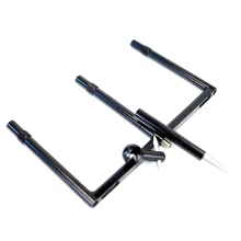 KORDA - Hrazda Singlez 3 Rod Buzzbar Aluminium Black 26,5 cm