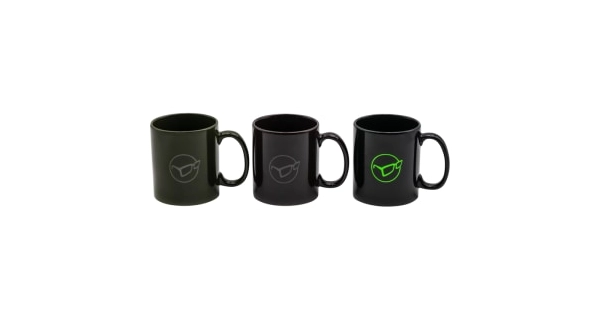 KORDA - Hrnek Mug Glasses Logo Black