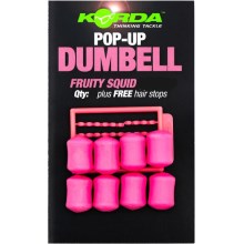 KORDA - Imitace nástrah Pop-up Dumbell Fruity Squid Růžová 16 mm 5 ks