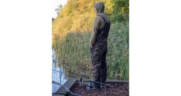 KORDA - Kalhoty Polar Salopettes Dark Kamo vel. 2XL