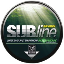 KORDA - Kaprový vlasec Subline Ultra Touch Green 10 lb 0,30 mm 1000 m