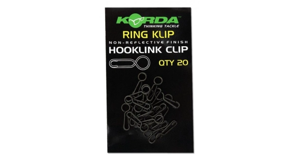 KORDA - Klip na návazce Ring Klip 20 ks