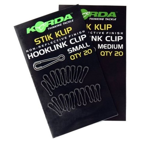 KORDA - Klip na návazce Stick Medium 20 ks