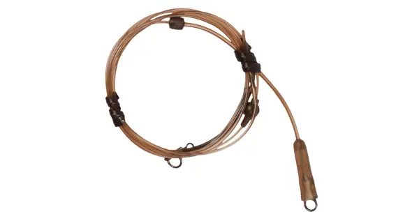 KORDA - Koncová montáž Dark Matter Leader Heli 1 m 40 lb Clay