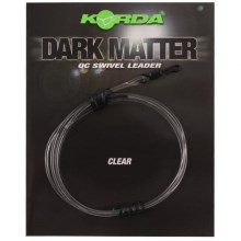KORDA - Koncová montáž Dark Matter Leader QC Swivel 40 lb 50 cm Clear