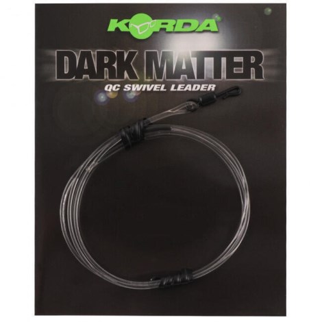 KORDA - Koncová montáž Dark Matter Leader QC Swivel 40 lb 50 cm Gravel