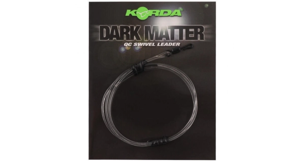 KORDA - Koncová montáž Dark Matter Leader QC Swivel 40 lb 50 cm Weed