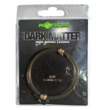 KORDA - Koncová montáž Dark Matter Ring Swivel Leader 18,1 kg 1 m Clay