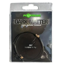 KORDA - Koncová montáž Dark Matter Ring Swivel Leader 18,1 kg 1 m Silt