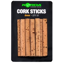 KORDA - Korkové tyčinky Cork Sticks 6 mm 10 ks