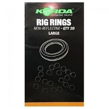 KORDA - Kroužky Rig Ring Large 20 ks