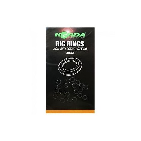 KORDA - Kroužky Rig Ring Large 20 ks