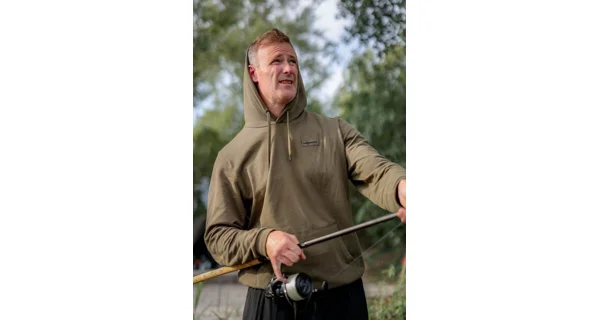 KORDA - Mikina Patch Hoodie Dark Olive vel. L
