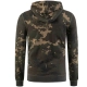 KORDA - Mikina Zip Hoodie Dark Kamo vel. 3XL